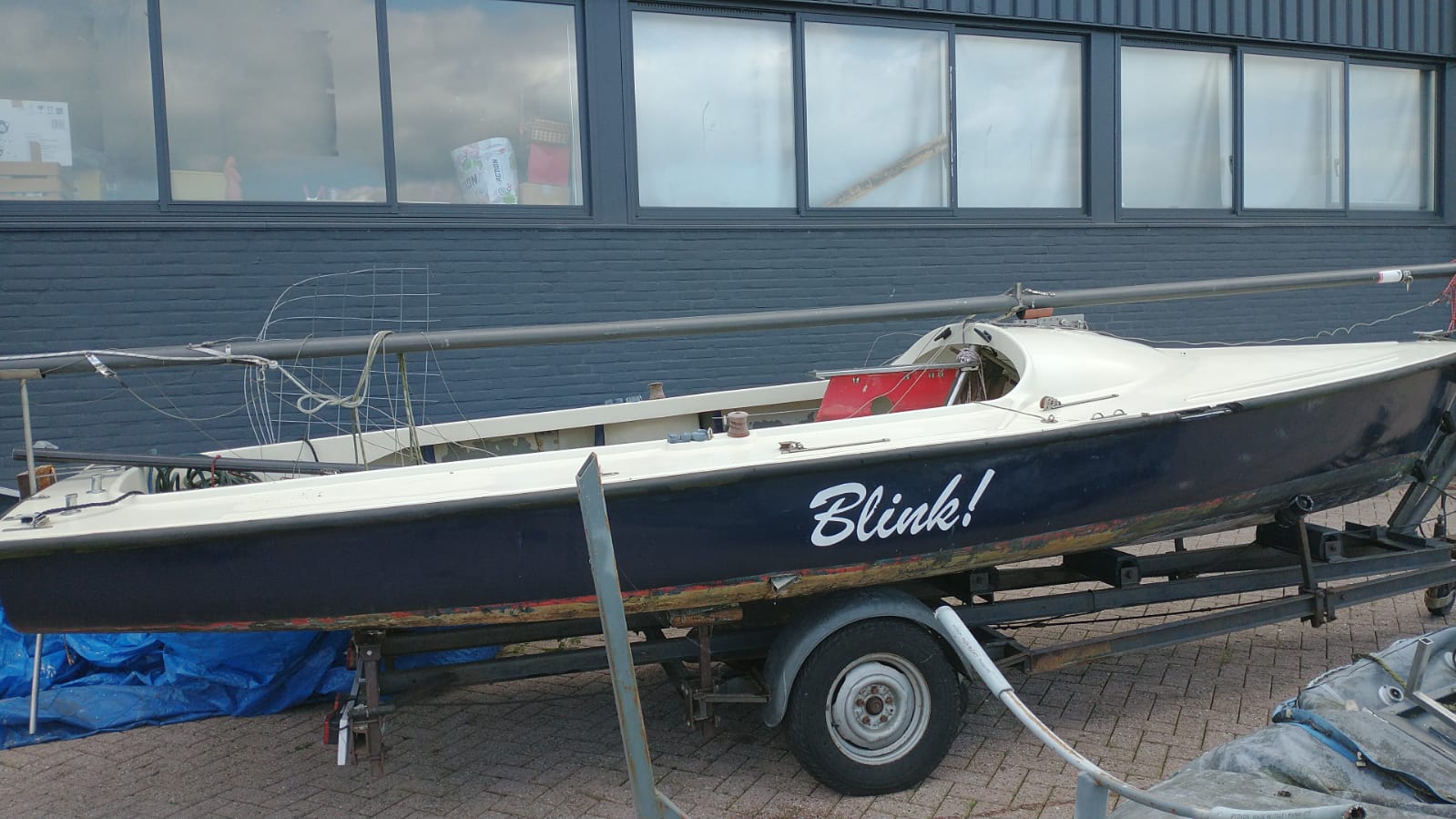 zeilboot incl. trailer 6.30m x2.00m
